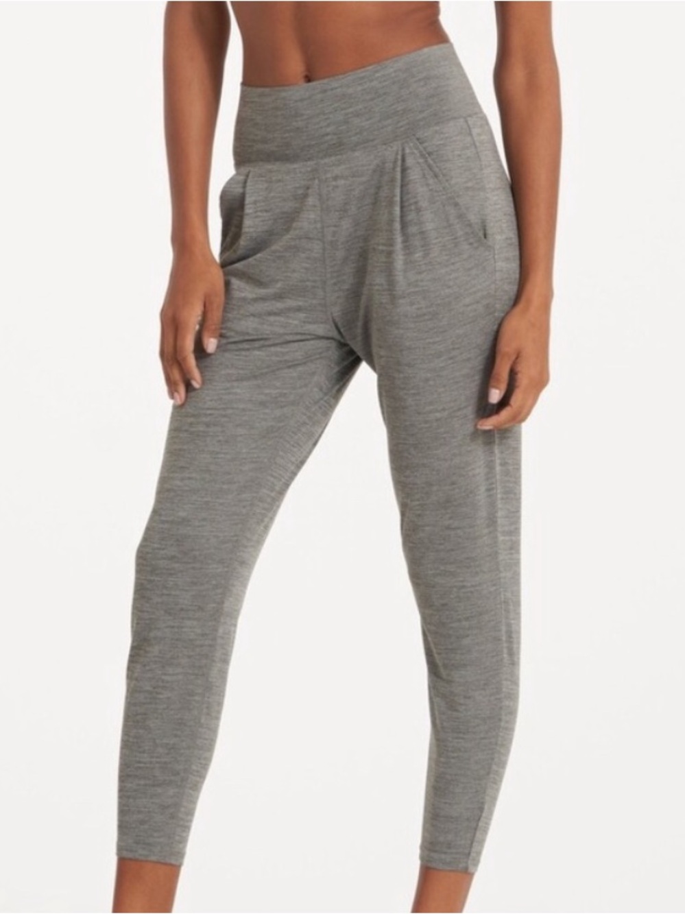 Vuori Lux At Ease Pant Womens Medium Gray Heather Lounge Yoga Jogger Pockets*#2 - Picture 2 of 5